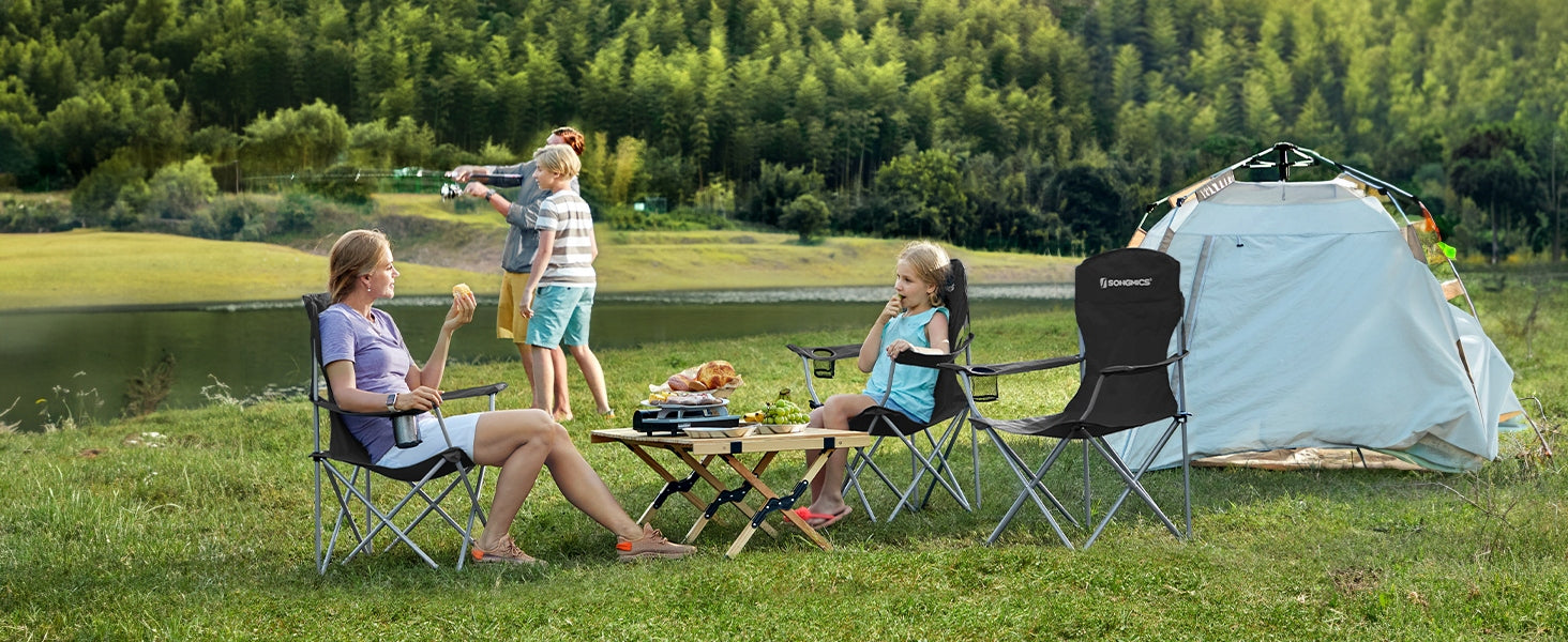 CAMPING CHAIR BLACK SONGMICS Customs tariff code 94017900