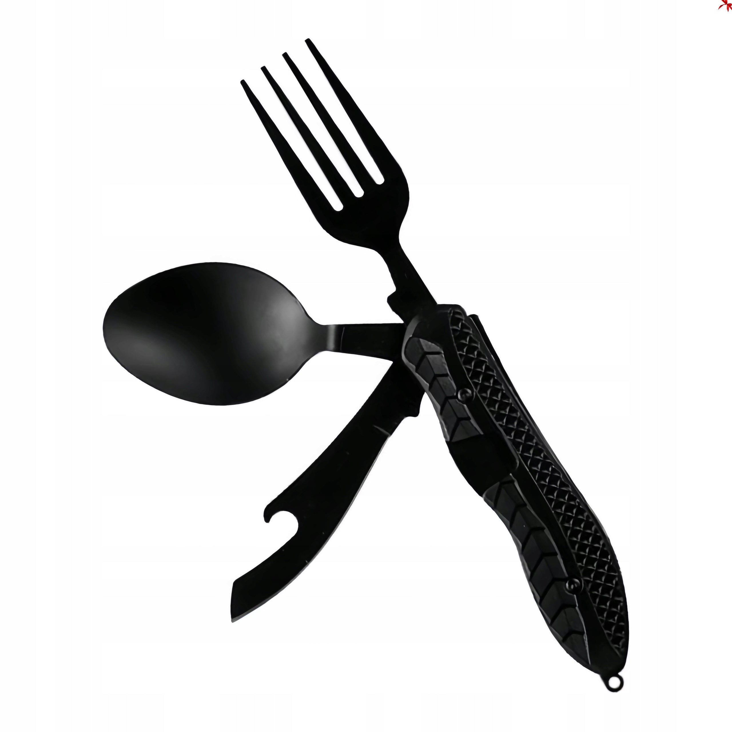 CAMPING CUTLERY TRAVEL FORK SPOON SET HIKING ESSENTIALS 3in1 Manufacturer code 3471