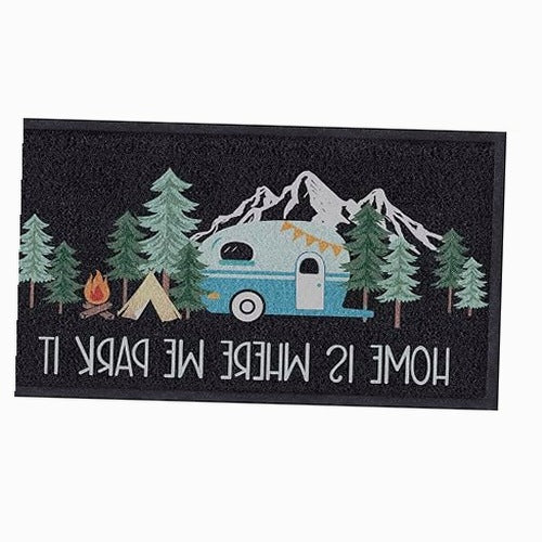 CAMPING DOORMAT ANTI-SLIP ENTRY MAT FOR MOTORHOME 43X76
