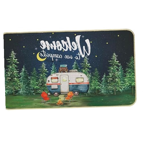 CAMPING DOORMAT MOTORHOME TREES 43X75 CM NON-SLIP GREET