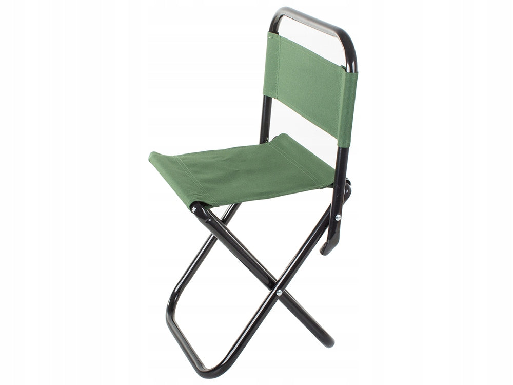 CAMPING FOLDING HIKING FISHING CHAIR WITH BACKREST Model Krzesło taboret wędkarski oparcie
