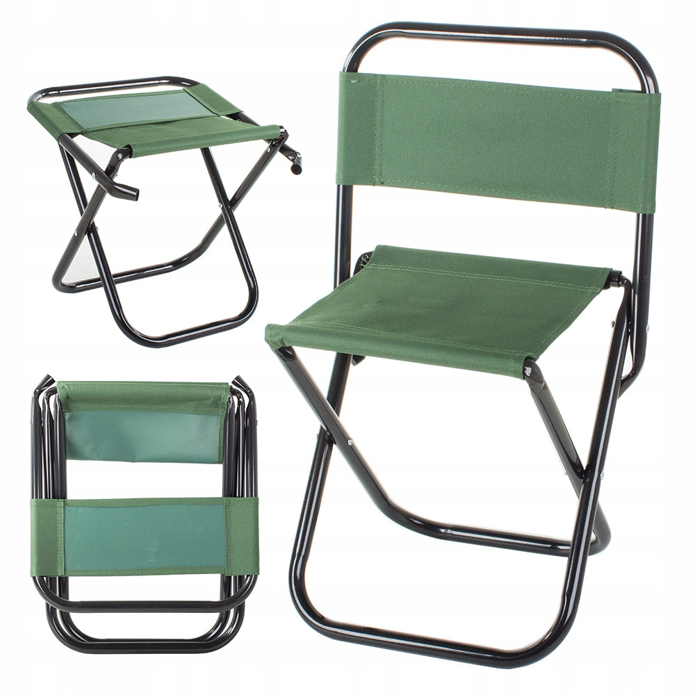 CAMPING FOLDING HIKING FISHING CHAIR WITH BACKREST