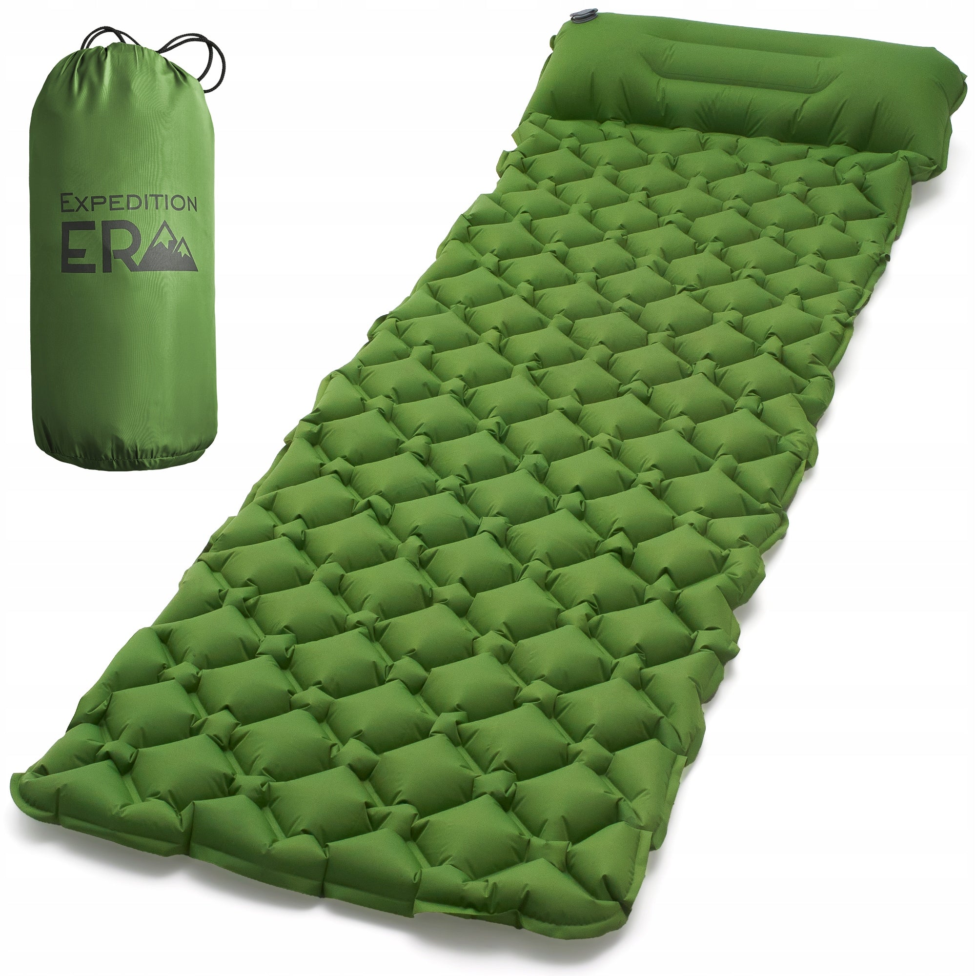 CAMPING MATTRESS ULTRA-LIGHT WITH PILLOW 180X65CM FOR TENT
