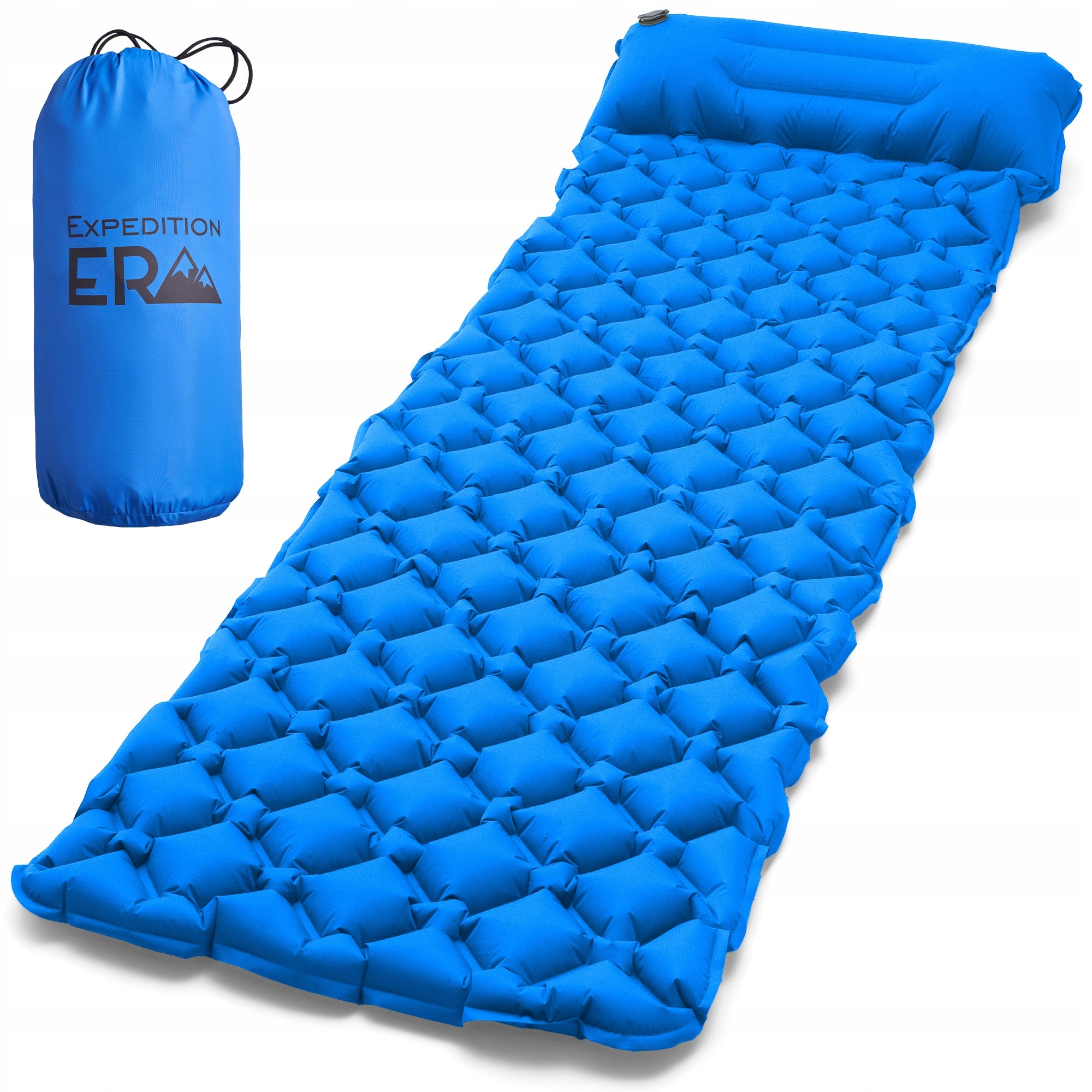 CAMPING MATTRESS ULTRA-LIGHT WITH PILLOW 180X65CM FOR TENT