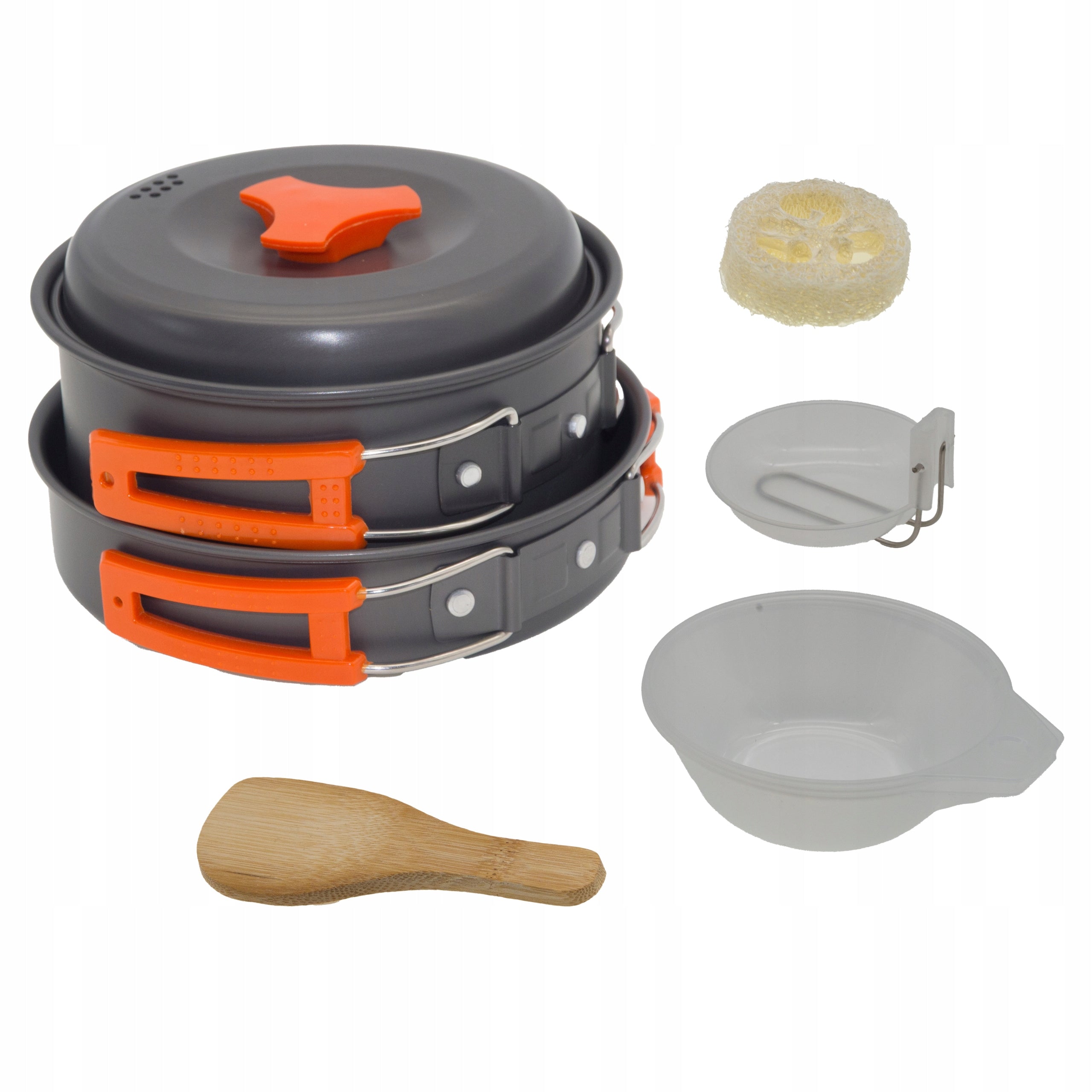 CAMPING SET POT PAN BOWL LIGHT PACKABLE TRAVEL