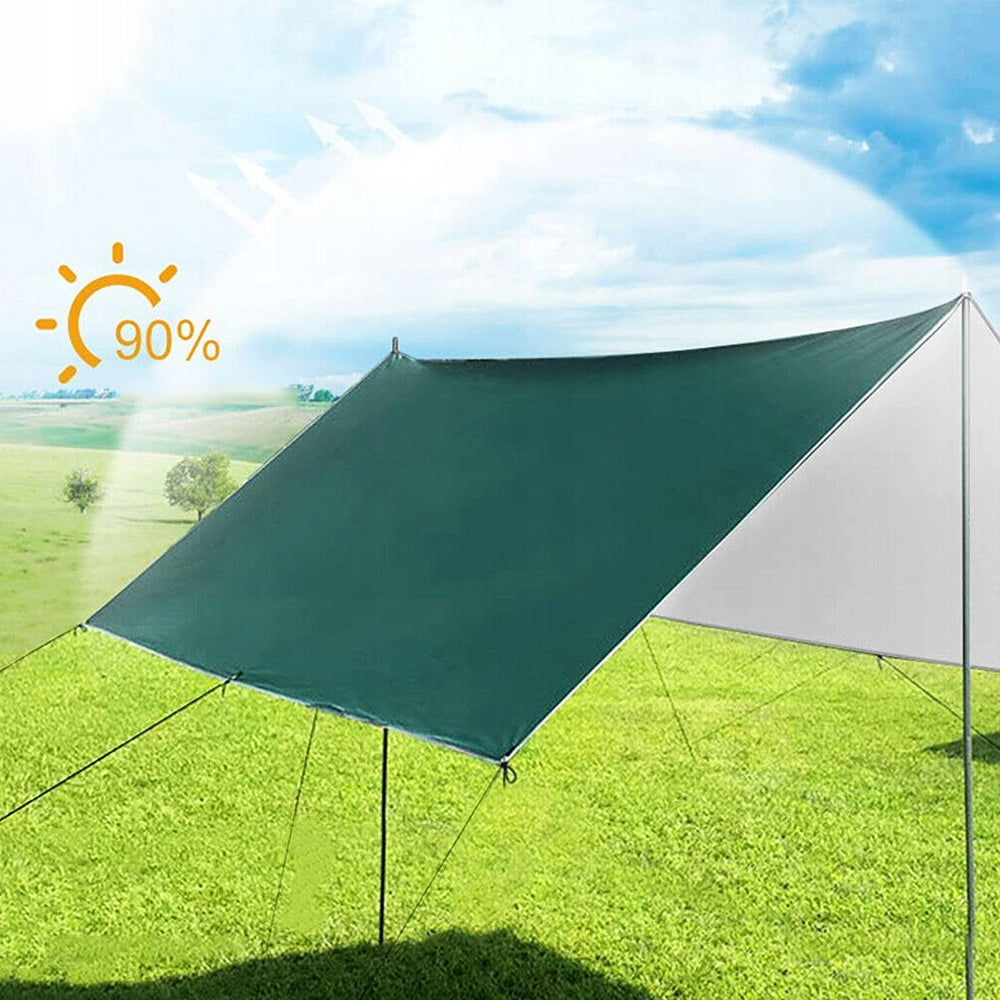 CAMPING SHEET AWNING TARP 300X300CM FOR BACKYARD PATIO GARDEN Manufacturer code 0569GN9016SP