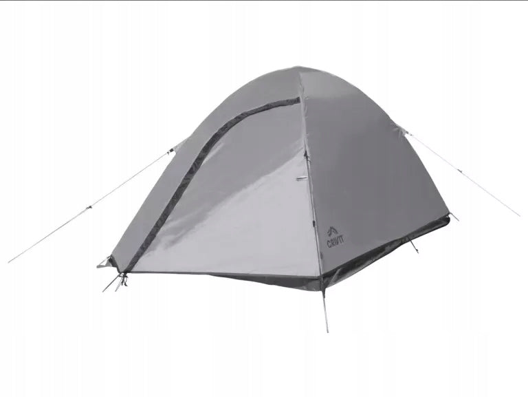 CAMPING TENT 2-PERSON CRIVIT 260 x 130 x 106 cm Grey Tropic