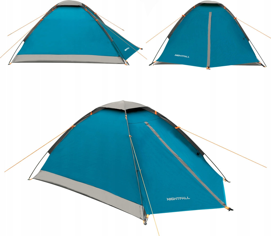 CAMPING TENT 2 PERSONS NILS CAMP NIGHTFALL 265x150x105 cm Brand Nils Camp