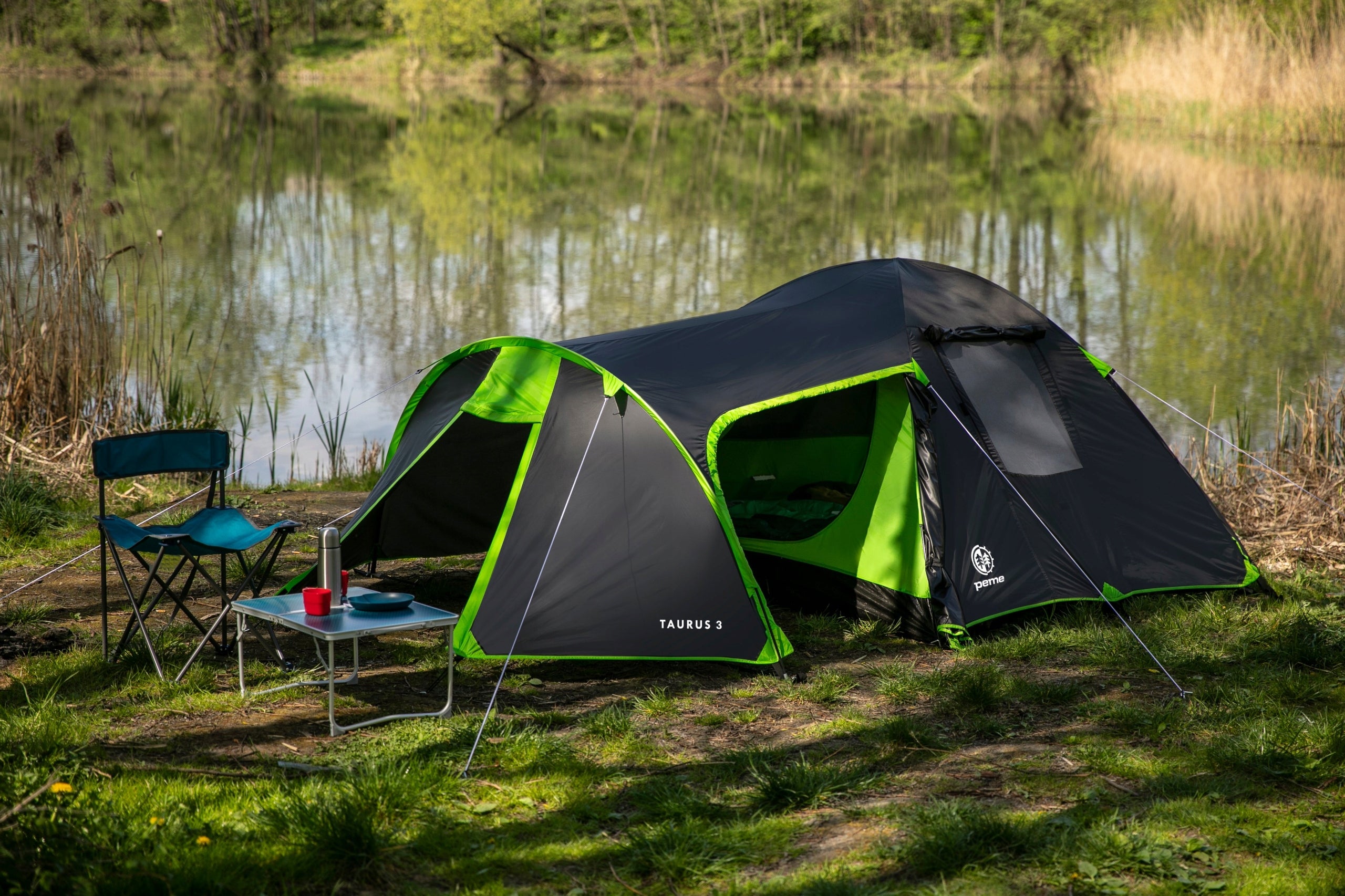 CAMPING TENT 3 PERSON FAMILY WATERPROOF WITH 2 ENTRANCES Manufacturer code 5908155618901