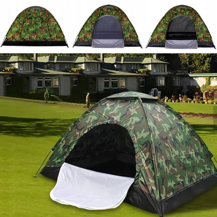 CAMPING TENT 6 PERSON CAMO WATER RESISTANT MOSQUITO NET CAMPING Brand no brand