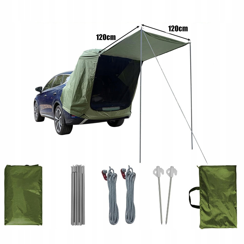 CAMPING TENT FOR CAR TRUNK 120X120CM Model Namiot kempingowy Namiot podróżny