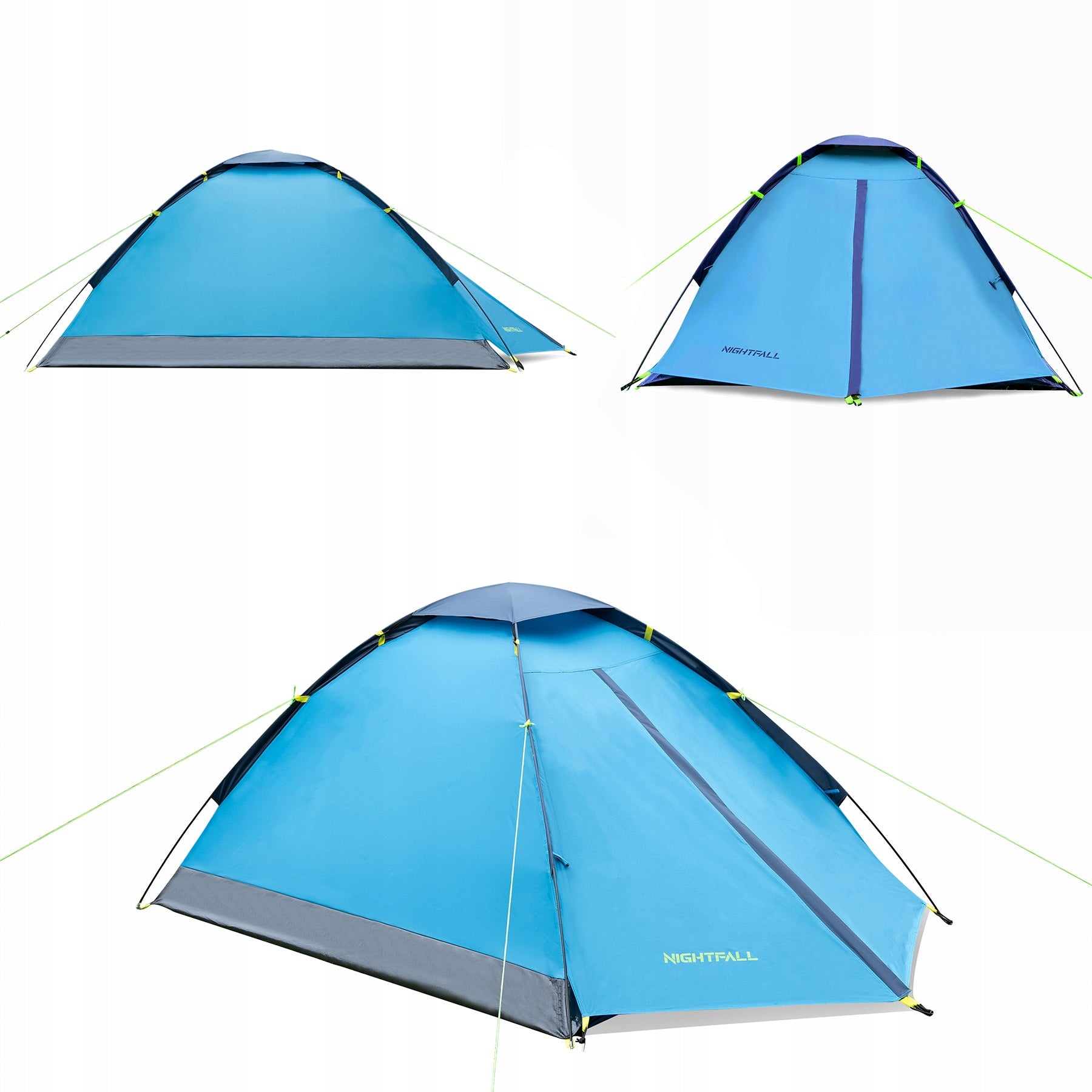 CAMPING TENT NIGHTFALL NILS CAMP WATERPROOF DOUBLE WITH COVER Manufacturer code 15-04-049
