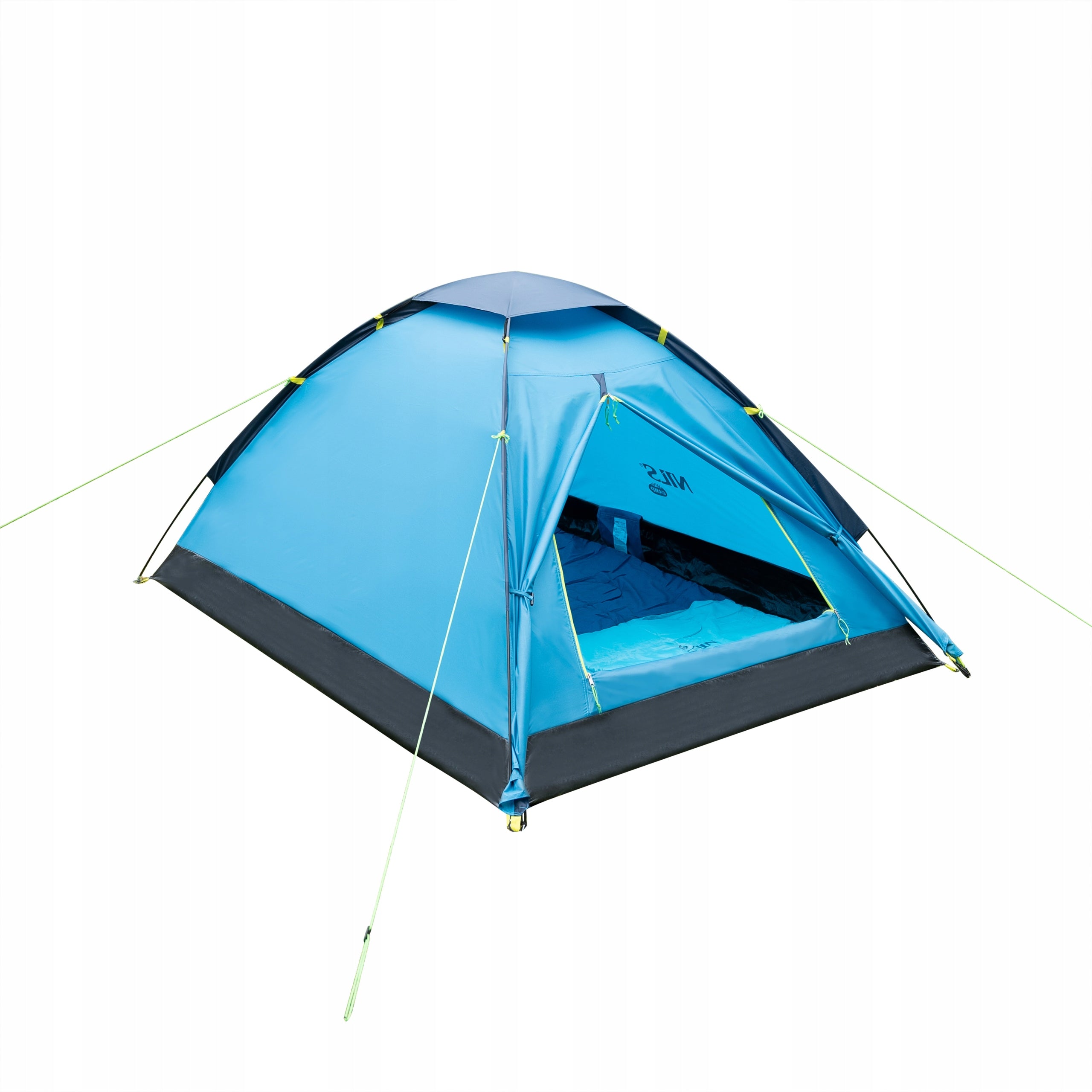 CAMPING TENT NIGHTFALL NILS CAMP WATERPROOF DOUBLE WITH COVER Number of people 2