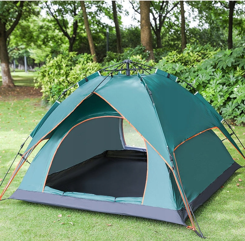 CAMPING TENT SELF-FOLDING TOURIST 200x200x145CM 4 PERSONS EAN (GTIN) 5904119636646