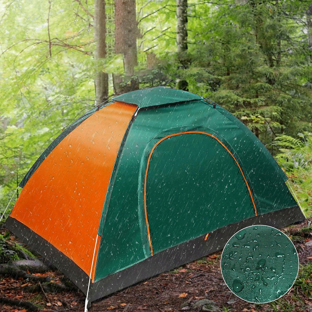 CAMPING TENT SELF-FOLDING WATERPROOF FOLDING 3 PERSONS BEFORE UV Packaging status original