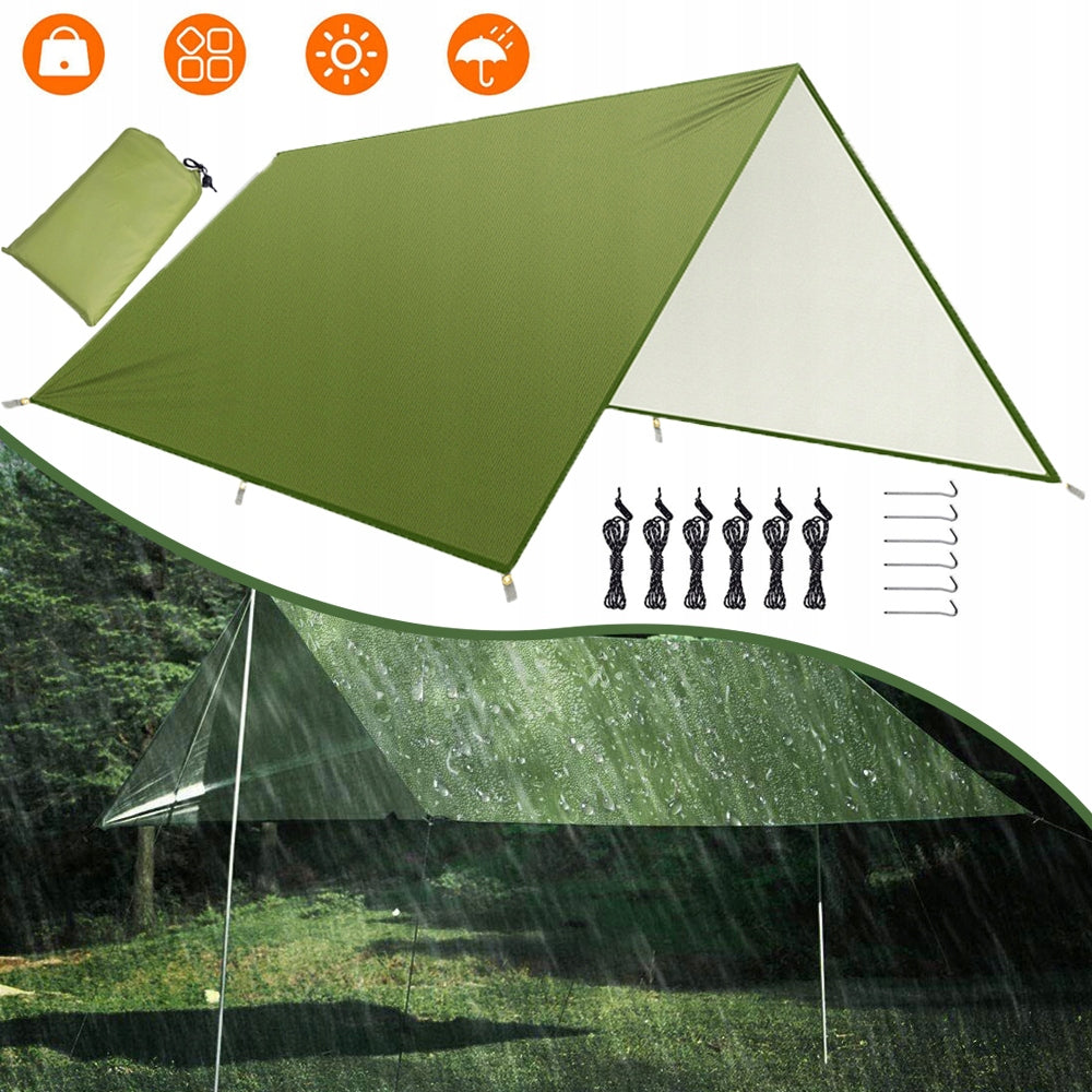 CAMPING TENT TARPAULIN, WATERPROOF FLOOR TARPAULIN, FOLDABLE
