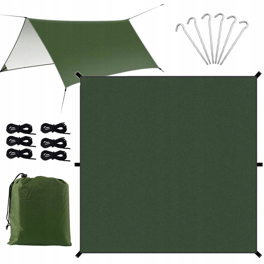 CAMPING TENT TARPAULIN WITH SUN PROTECTION 3*3 METERS