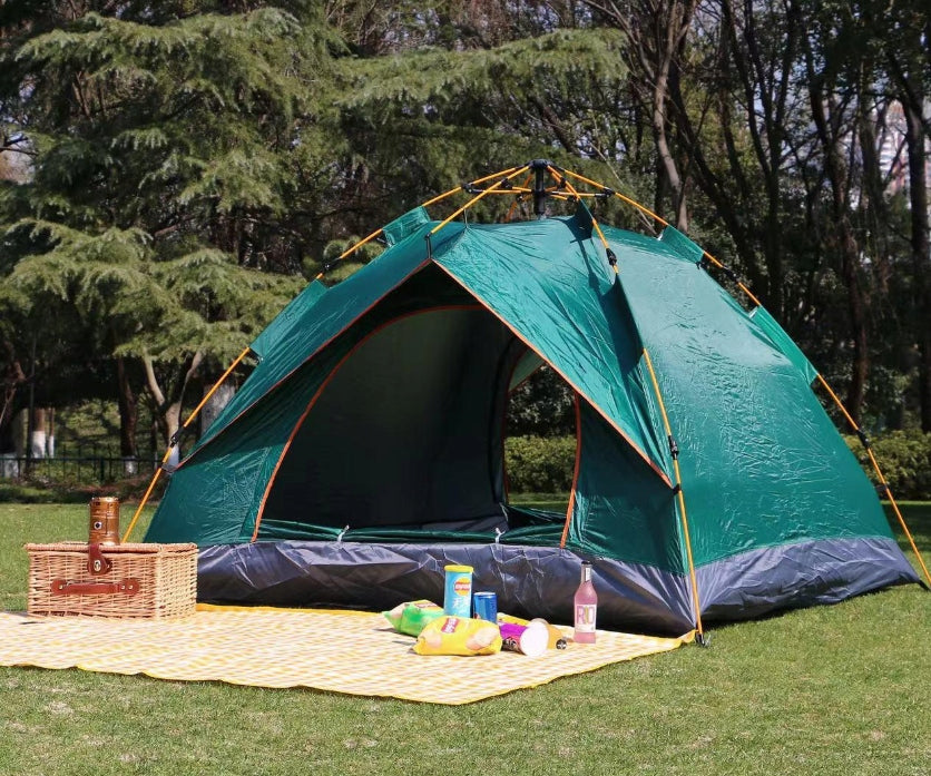 CAMPING TENT TOURIST TENT 2-3 PERSON CAMPING TENT FOLDING Kind travel