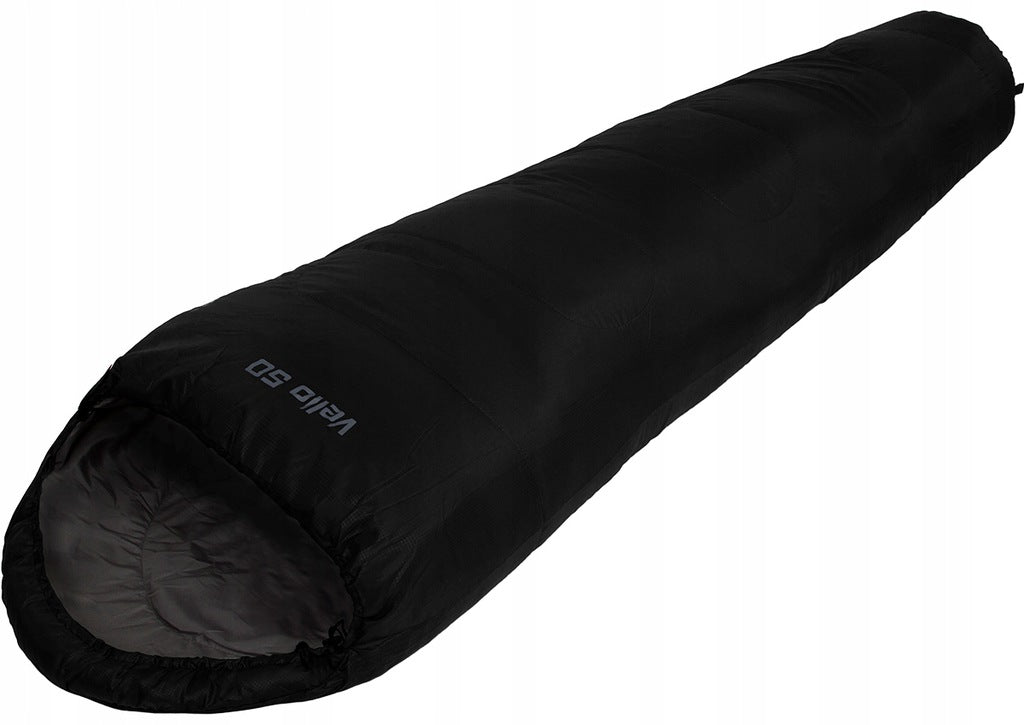 CAMPUS LIGHTWEIGHT SLEEPING BAG VELLO 50 MUMMY - 0.68kg - R Color black