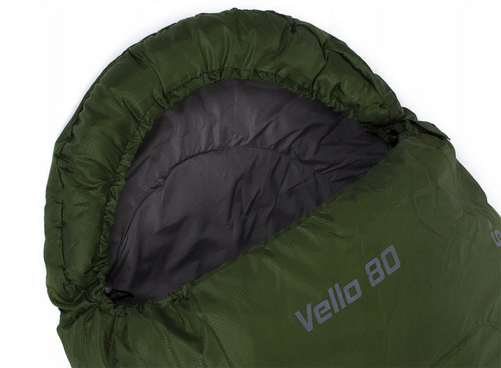 CAMPUS LIGHTWEIGHT SLEEPING BAG VELLO 80 MUMMY - 0,74kg - L Color green