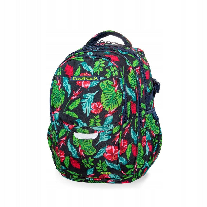 CANDY JUNGLE COOLPACK YOUTH SCHOOL BACKPACK for girl, monstera Packaging status original