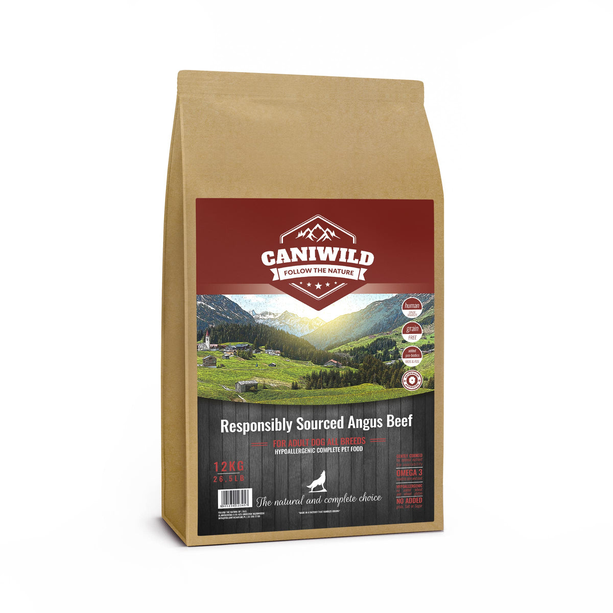CANIWILD Adult Aberdeen Angus Beef 12kg