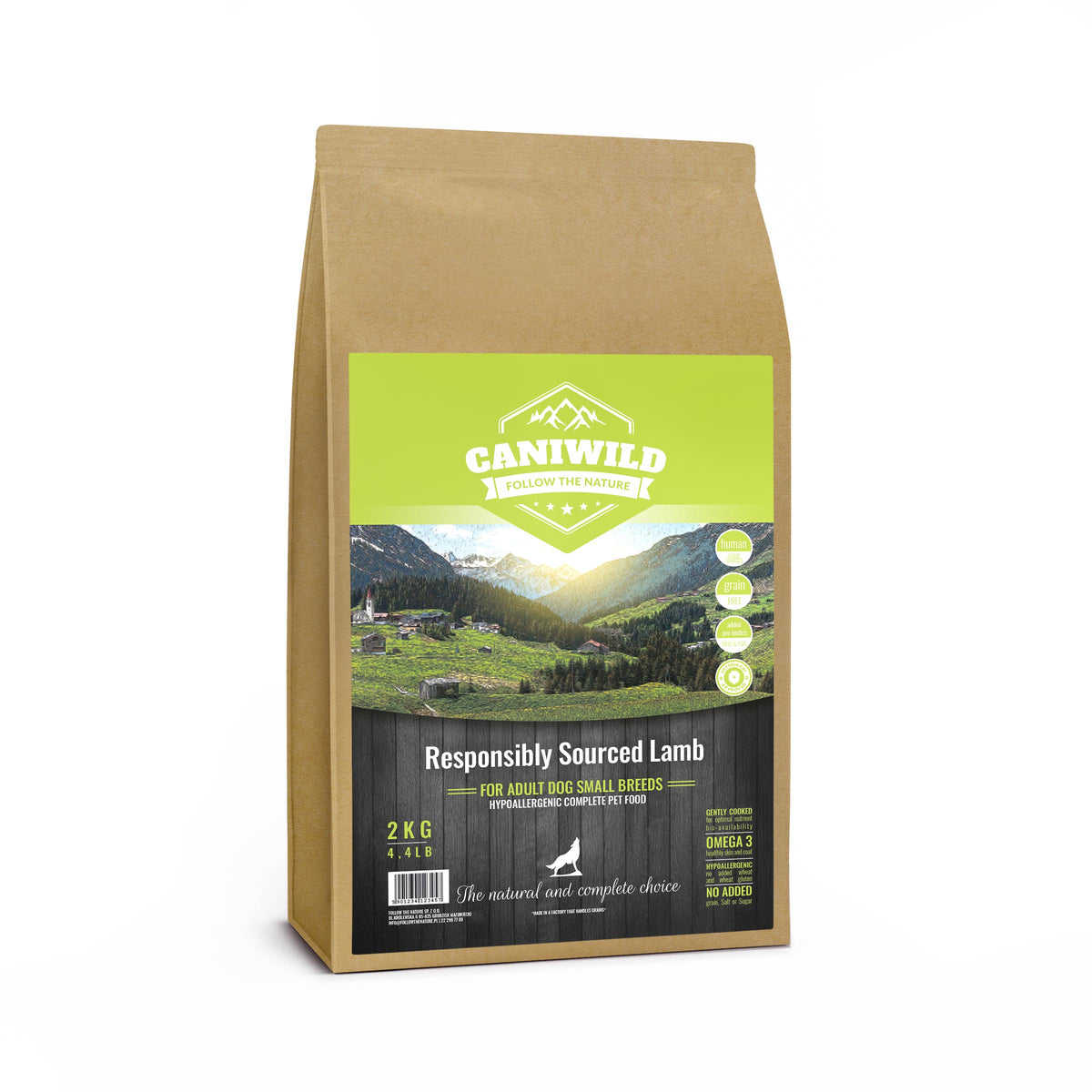 CANIWILD Adult Small Breed Meadow Lamb 2KG