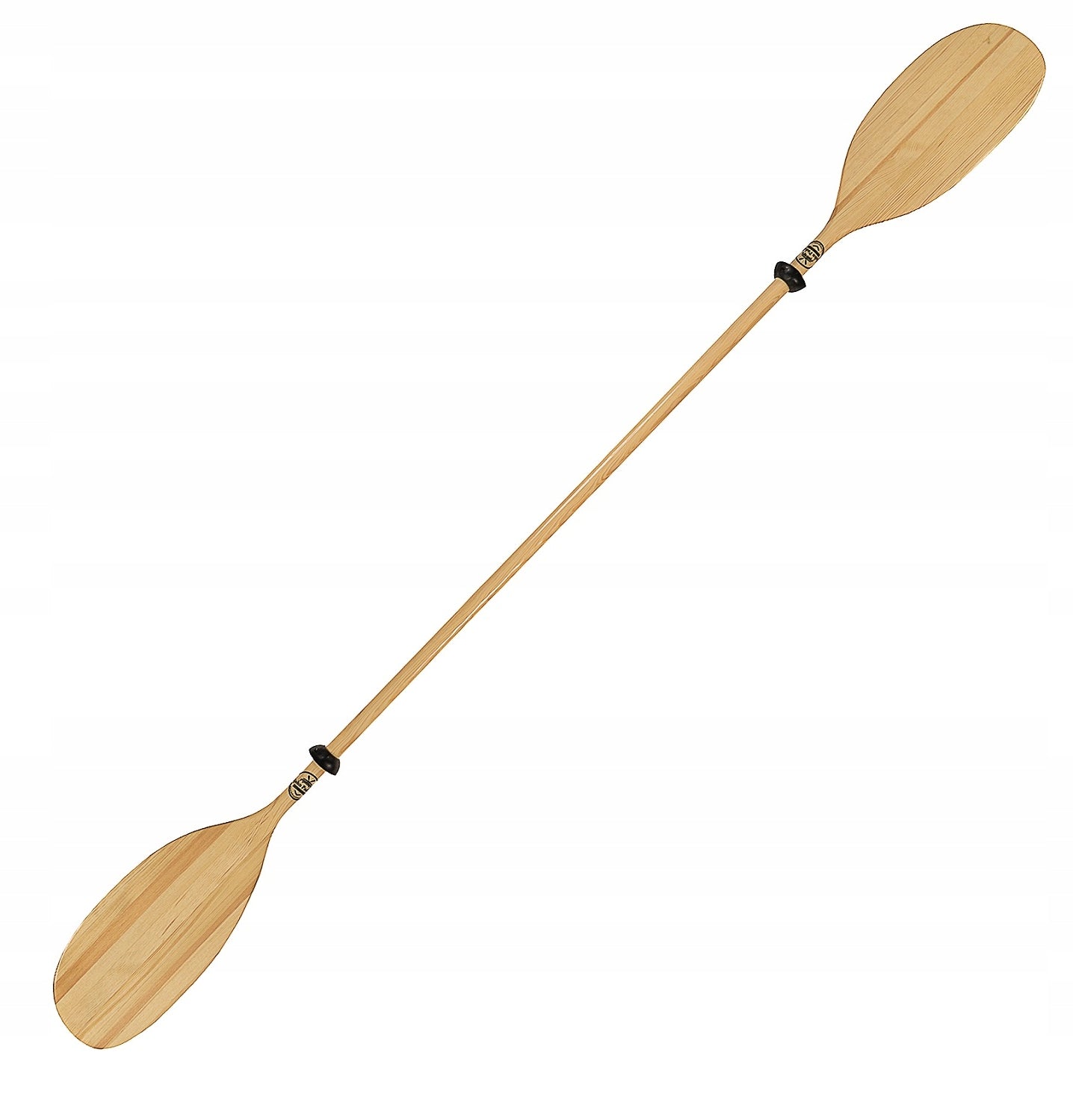 CANOE PADDLE WOODEN HIKING STRAIGHT 225 cm JOHN PADDLE FOR KAYAK