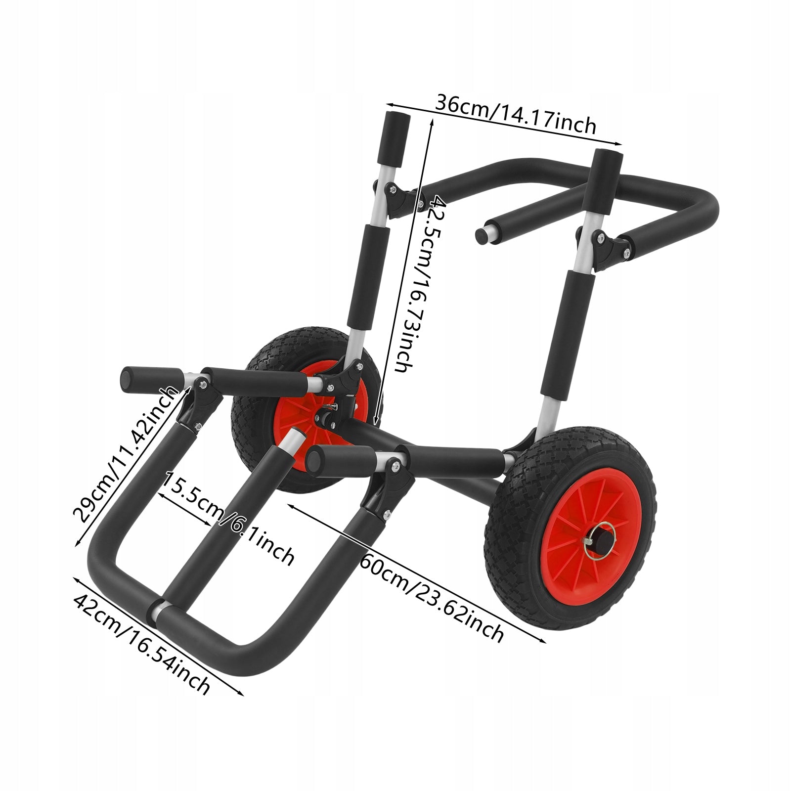 CANOE TRANSPORT TROLLEY FOLDING V UP TO 80KG Number of seats 2