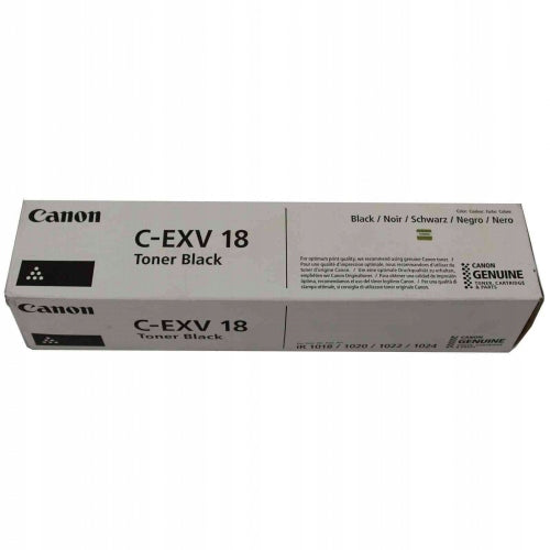 CANON C-EXV18 0386B002 BLACK WITH TONER - 8400 PAGES TO IMAGERUNNER 1018