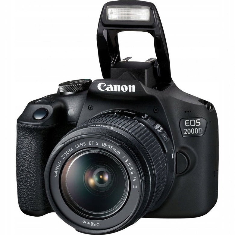 CANON EOS 2000D + EF-S 18-55 f/3.5-5.6 IS II - NEW