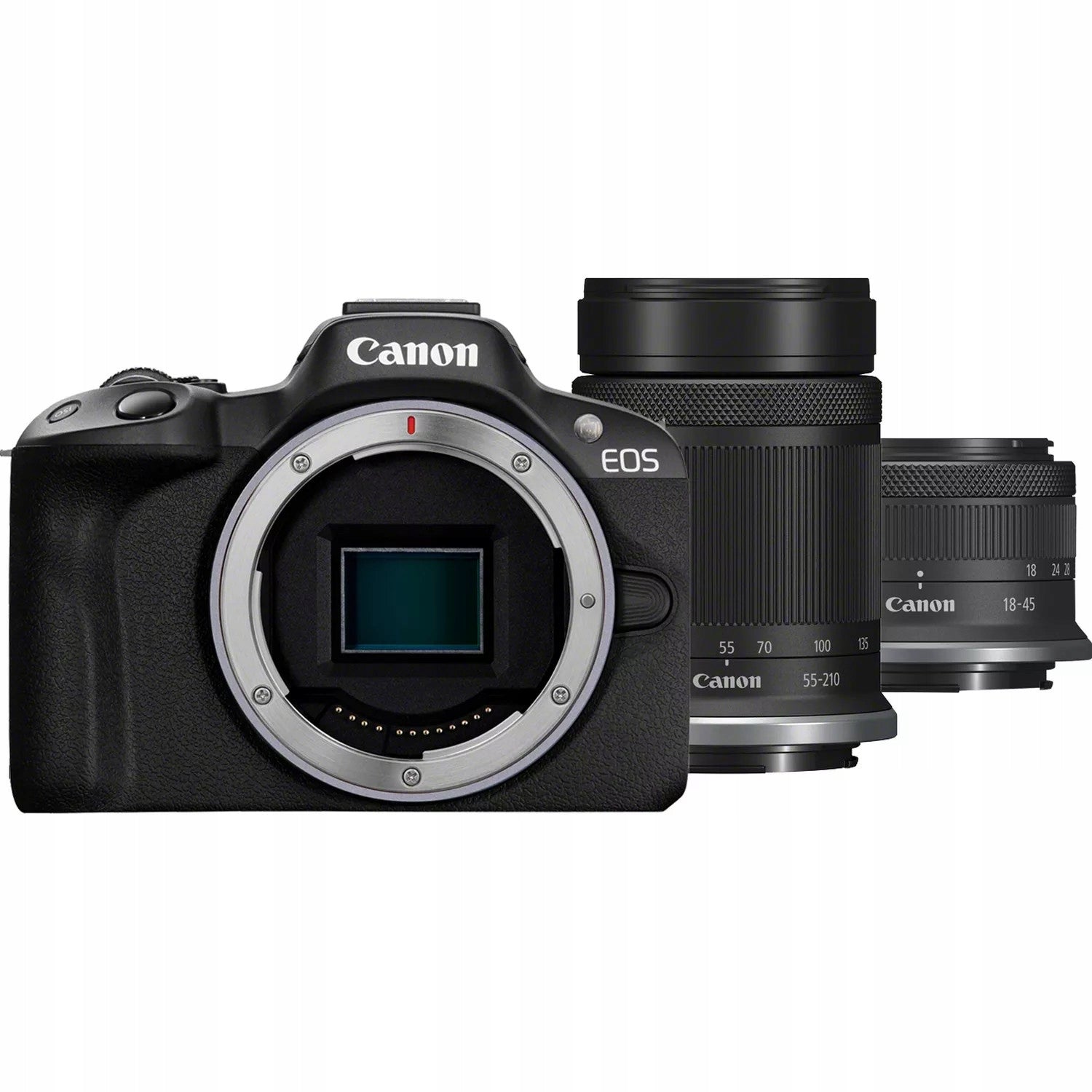 CANON EOS R50 + RF-S 18-45mm F4.5-6.3 IS STM + RF-S 55-210mm IS STM READER Manufacturer code 4549292205060