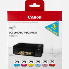 CANON Multipack 6pack PGI-29 6pcs