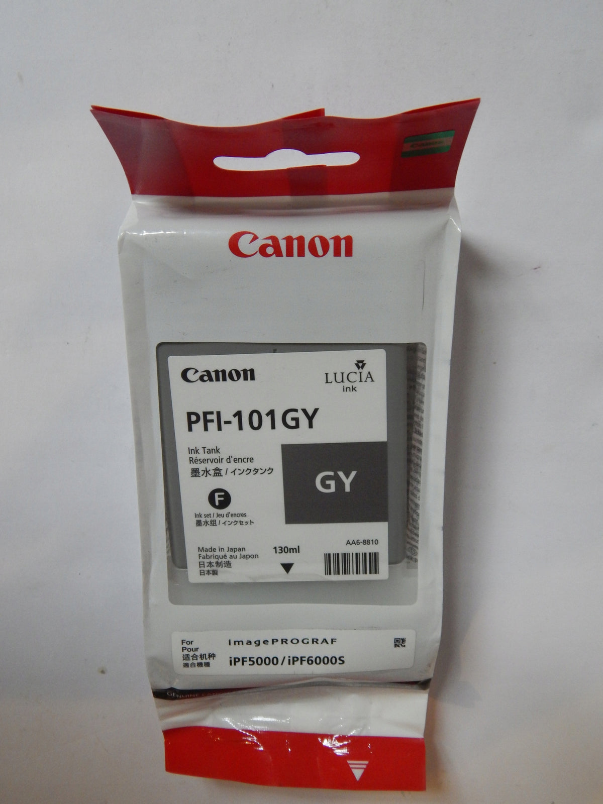 CANON PFI-101GY Ink iPF5000 0982B001AA Gray Packaging status original