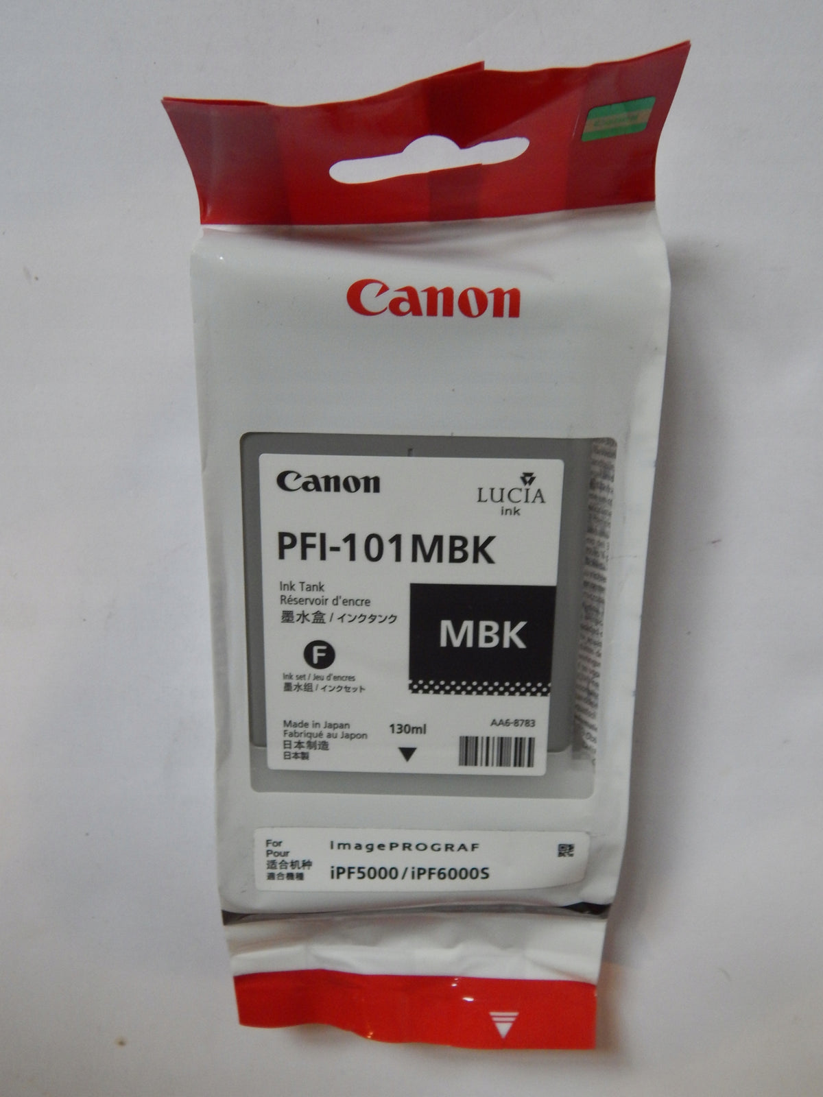 CANON PFI-101MBK Ink iPF5000 0882B001 Matte black (matte black) Packaging status original
