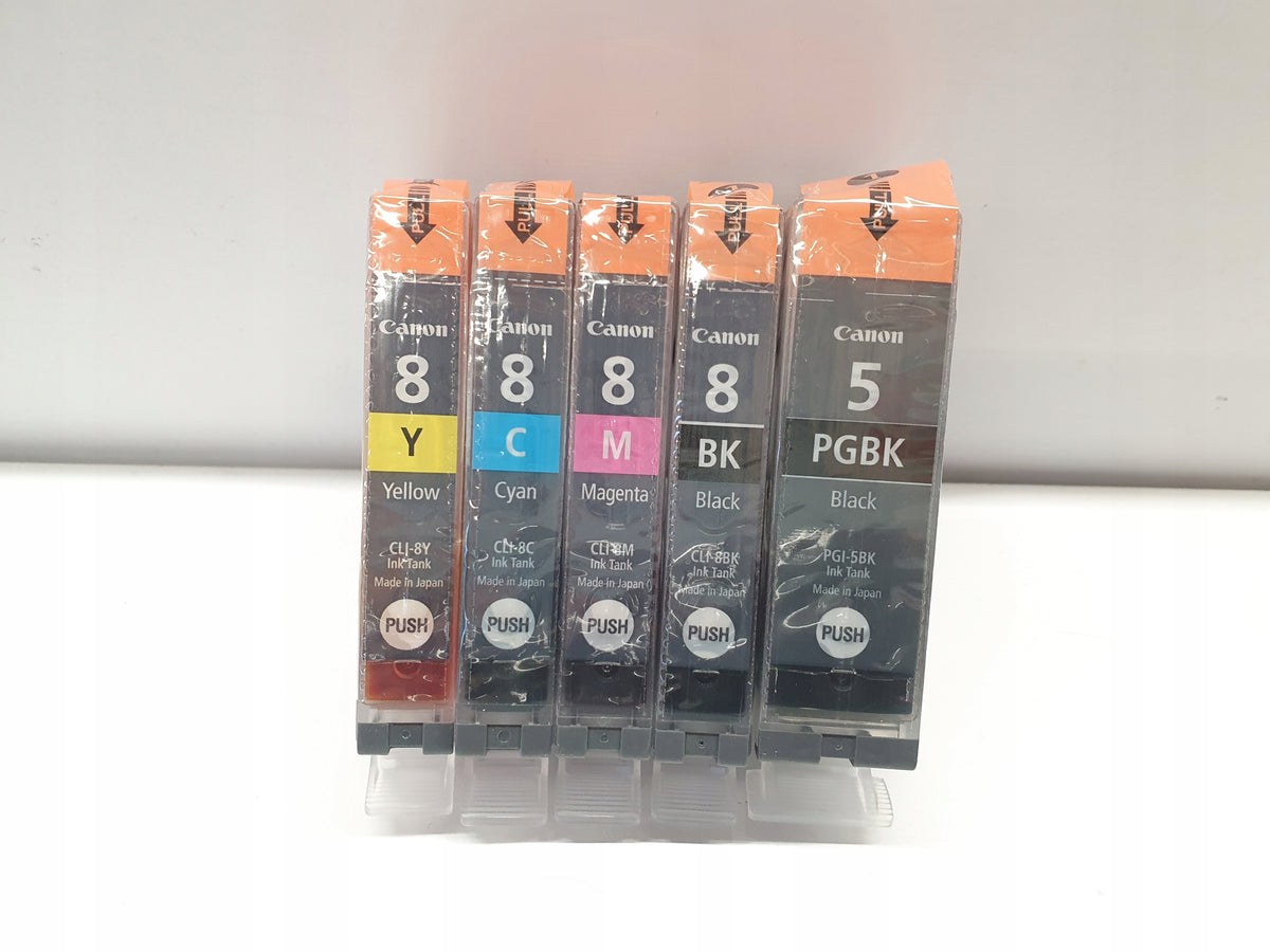 CANON PGI5 CLI8 iP5200 MP520 PGI-5 CLI-8 5pcs Promo FV Packaging status original
