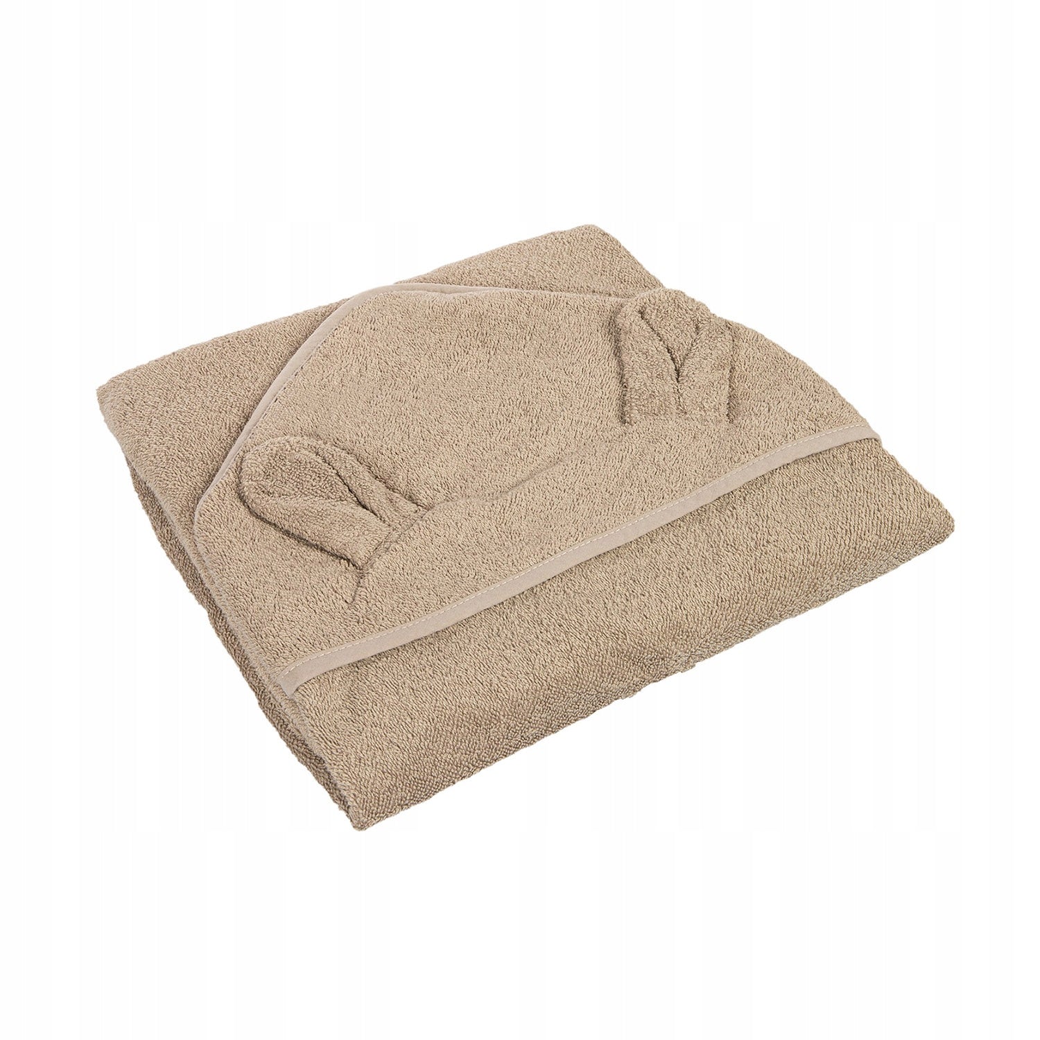 Kapuzenhandtuch Canpol Babies Rabbit, 26/802, 100x100cm, braun 