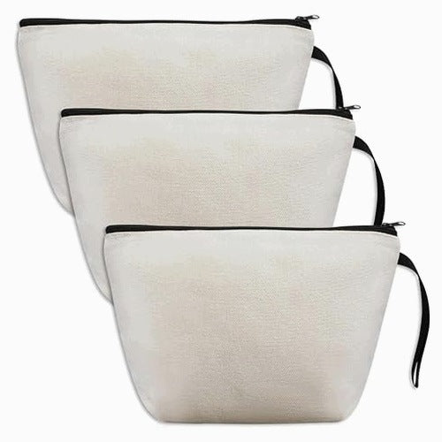 CANVAS COSMETIC BAG FOR PAINTING SET OF 3 DIY GIFT acrylic