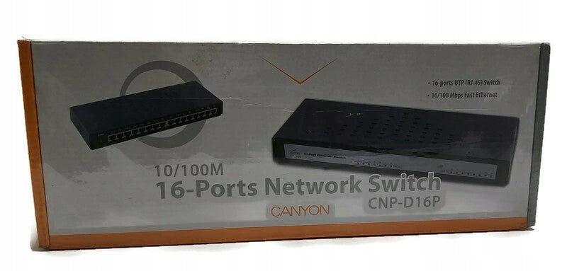 CANYON 16 PORT SWITCH UTP CNP-D16P
