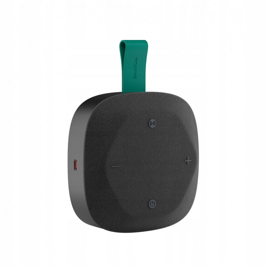 CANYON Bluetooth Speaker HEXAGON 10 TWS 8W IPX5 Black - Green Manufacturer code CNE-CBTSP10BG