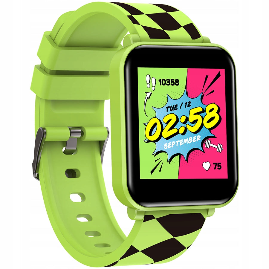 CANYON Joyce KW 43 DUAL BT Music Smartwatch for Kids Green Model other