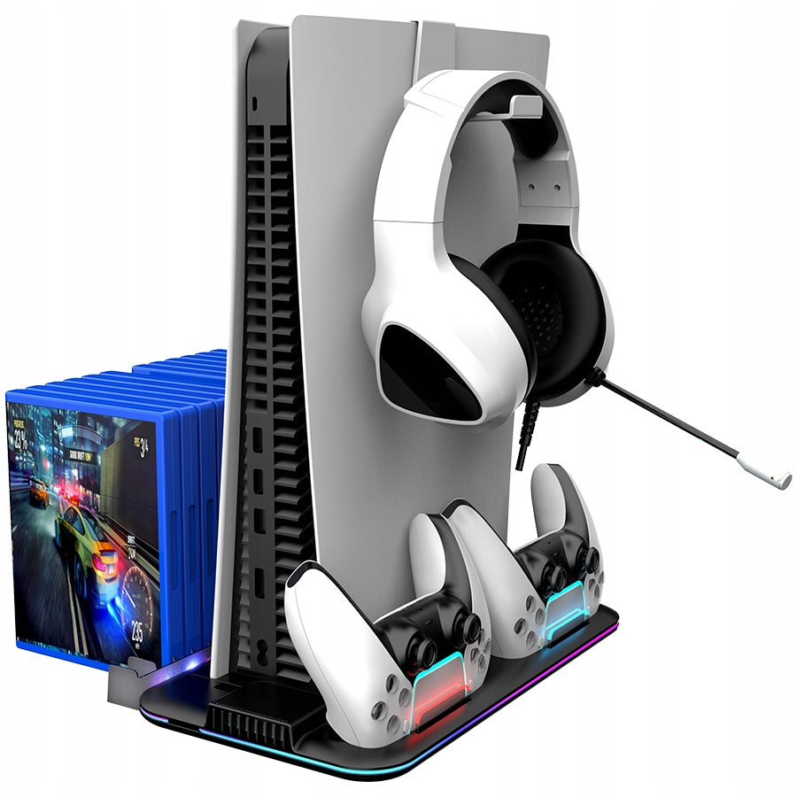 CANYON RGB cooling stand PS5 Slim/DE Charging Black