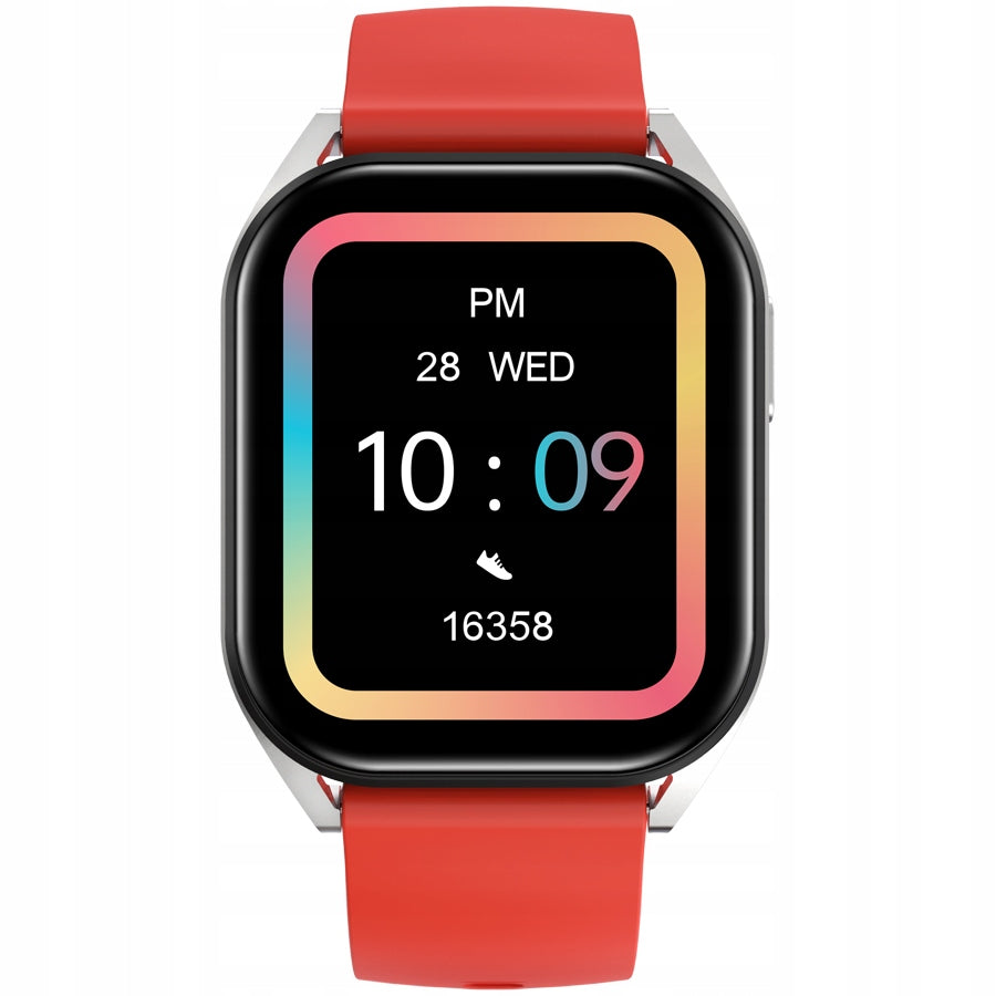 CANYON Smartwatch Chatter SW58 BT CALL Silver Red