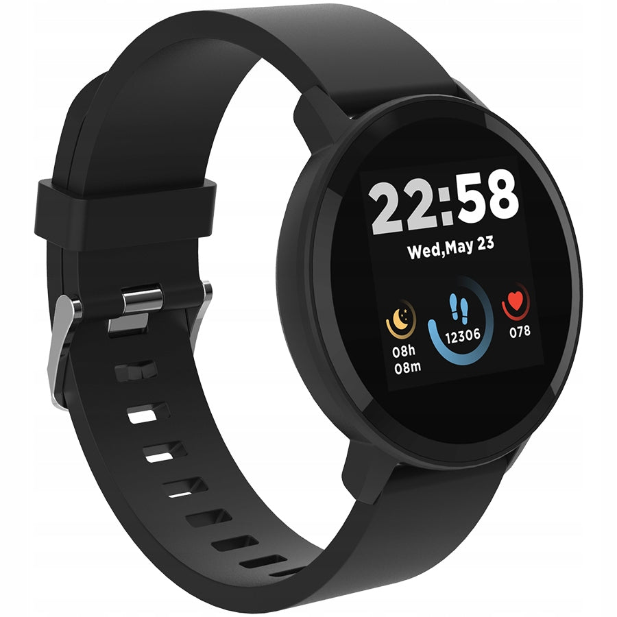 CANYON Smartwatch Lollypop SW 63 Black - 1.3" IPS, Bluetooth 5.0, IP68 Brand Canyon