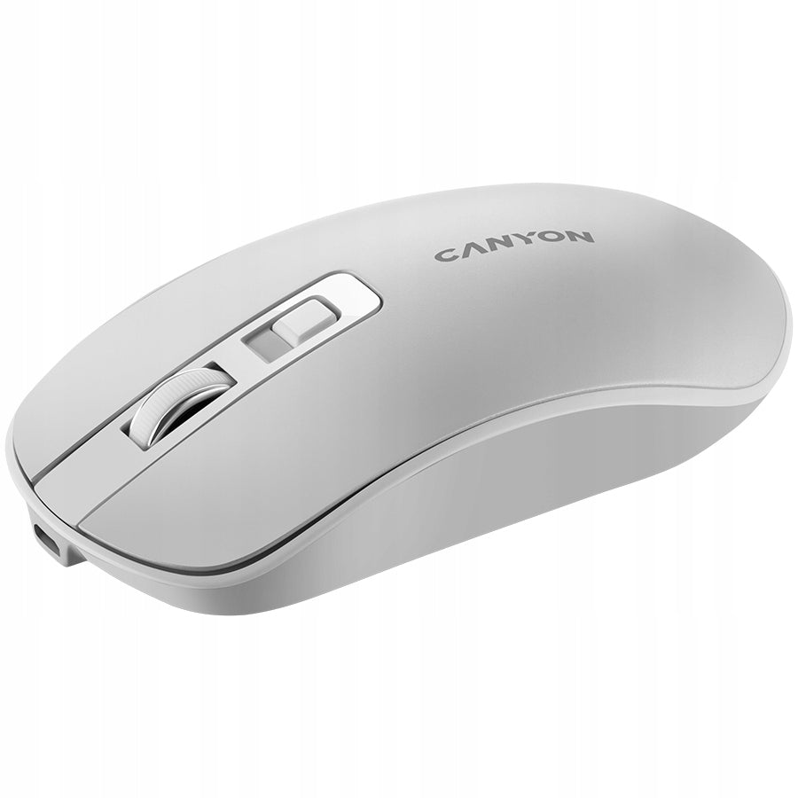 CANYON Wireless Mouse MW-18 Rechargeable Pearl White Model Rechargeable Wireless mouse white