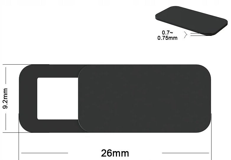 CAP CURTAIN FOR LAPTOP CAMERA 1pcs PRIVACY PROTECTION Brand no brand