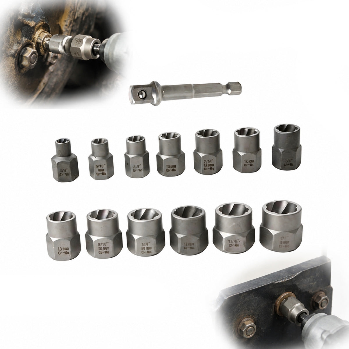 CAPS FOR DAMAGED MACHINED NUT BOLTS 14 EL.