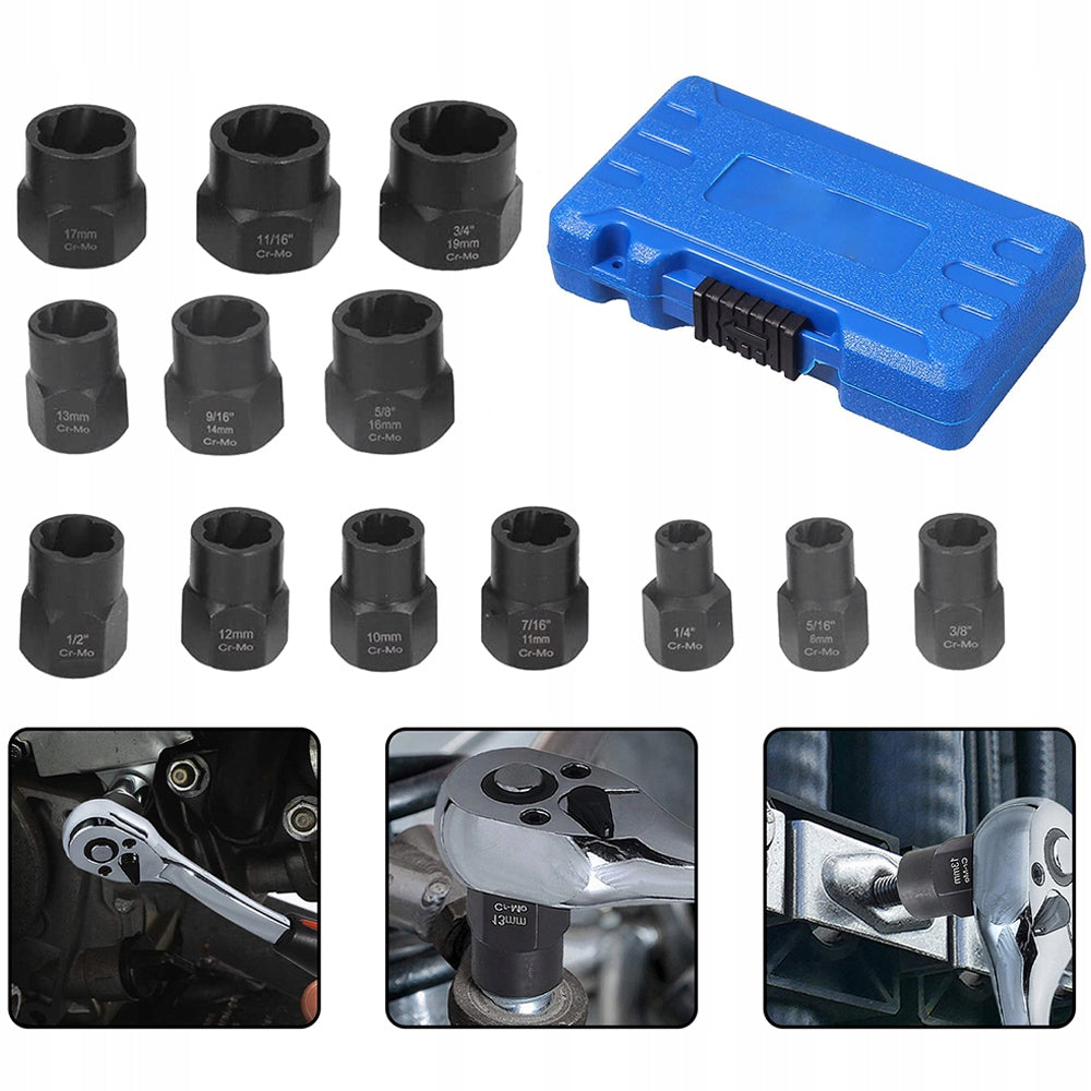CAPS FOR DAMAGED MACHINED NUTS UNSCREWING UNSCREWERS