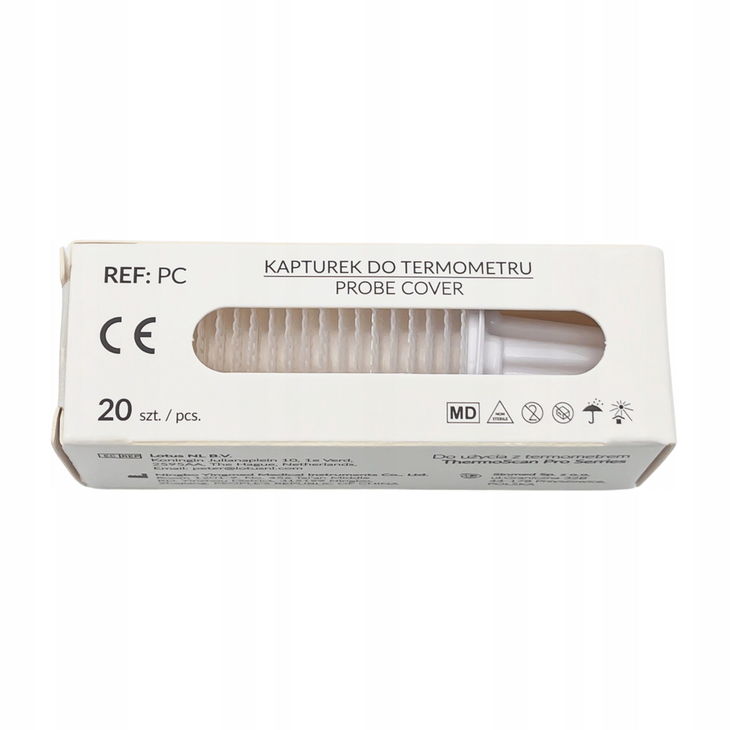 CAPS FOR THERMOMETER BRAUN THERMO SCAN PROSERRIES 20pcs.