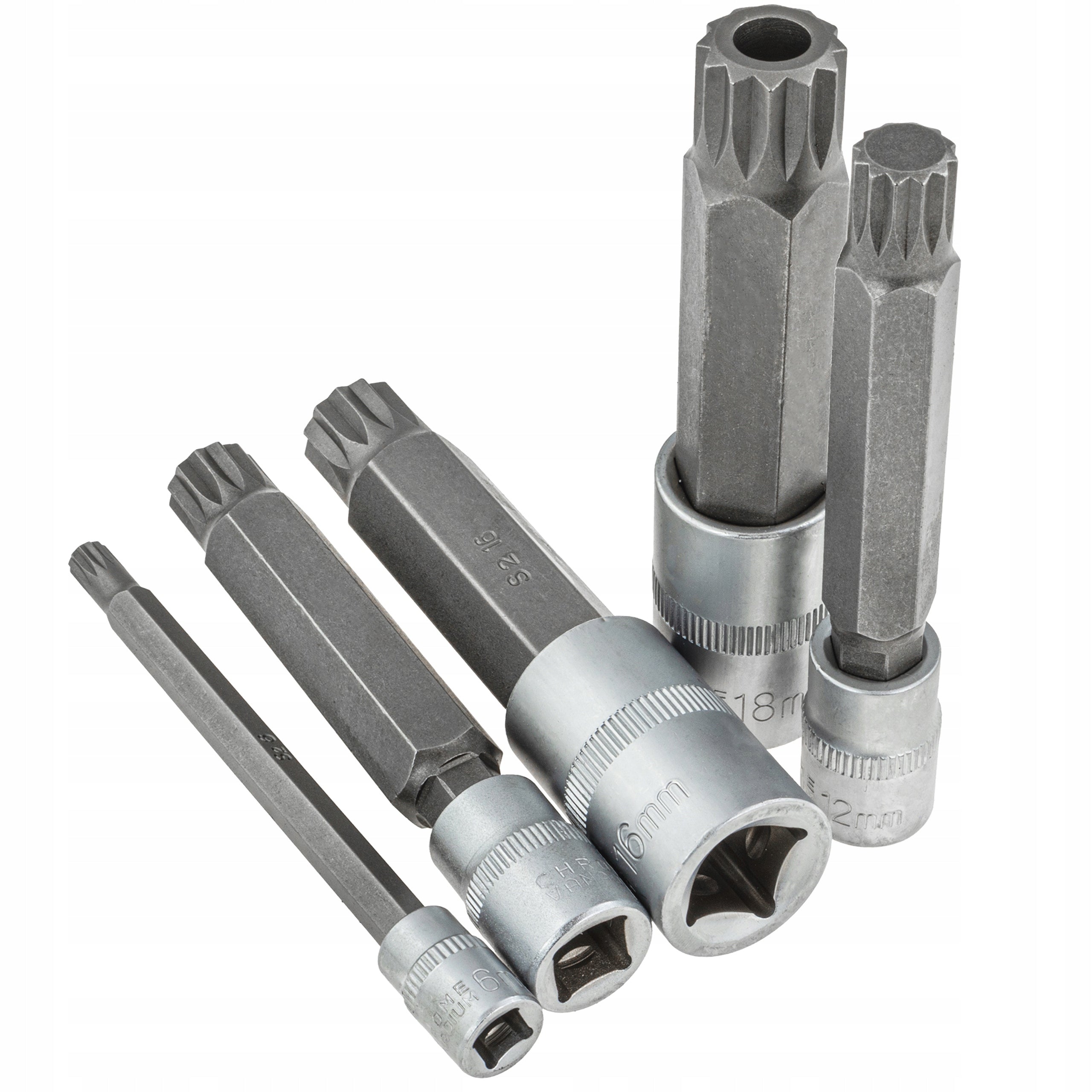 CAPS SPLINE WRENCHES 1/4 3/8 1/2 M4-M18 XZN OUTLET LONG 10 EL. CRV. Manufacturer code V08064